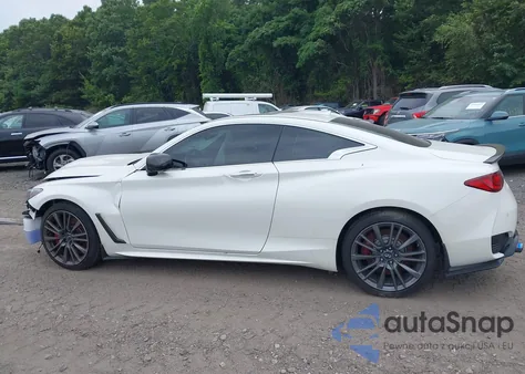 2017 Infiniti Q60 3.0T Red Sport 400 из США, поврежденный, VIN JN1FV7EL4HM701834